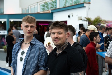 Fitink Phil and Pascal on the Purple Carpet at Grabbys Europe 2026