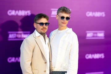 Fitink Phil and Pascal on the Purple Carpet at Grabbys Europe 2026
