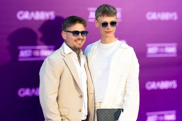 Fitink Phil and Pascal on the Purple Carpet at Grabbys Europe 2026