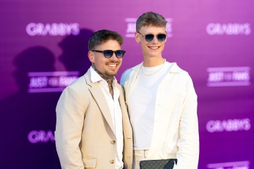 Fitink Phil and Pascal on the Purple Carpet at Grabbys Europe 2026