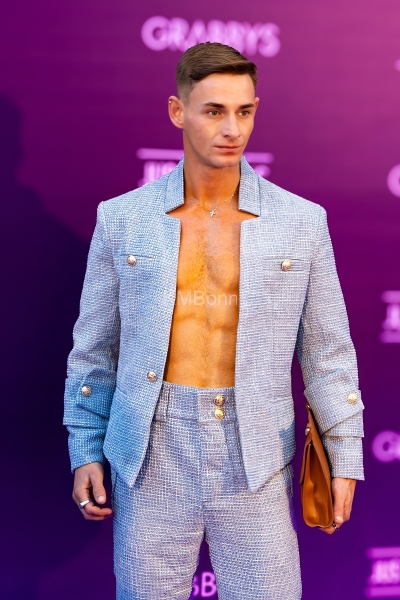 John Jai on the Purple Carpet at Grabbys Europe 2026