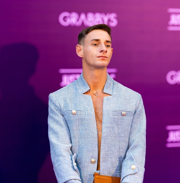 John Jai on the Purple Carpet at Grabbys Europe 2026
