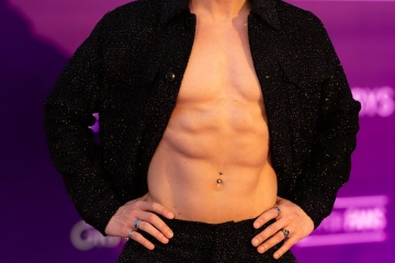 Mingie Noriega on the Purple Carpet at Grabbys Europe 2026
