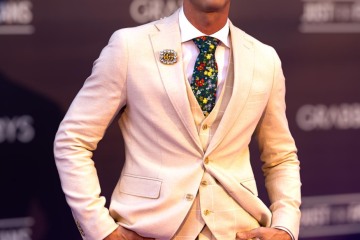 Ryan Orion presenting elegant masculine fashion at Grabbys Europe 2026
