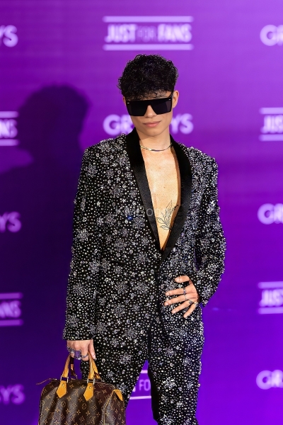 Andrew Lepy on the Purple Carpet at Grabbys Europe 2026
