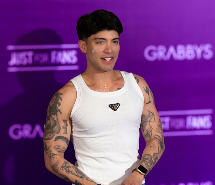 Brando Arjona at the Purple Carpet of Grabbys Europe 2026 in Torremolinos