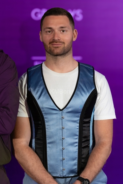 Matthew Ellis at the Purple Carpet of Grabbys Europe 2026 in Torremolinos