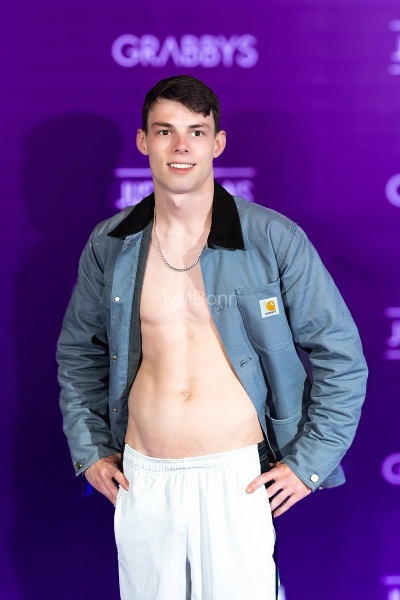 Ethan Ryyder on the Purple Carpet at Grabbys Europe 2026