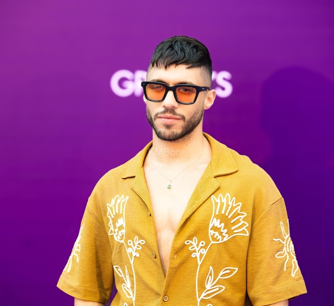 Justlucianx at the Purple Carpet of Grabbys Europe 2026 in Torremolinos