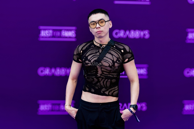 Luckakiwi on the Purple Carpet at Grabbys Europe 2026
