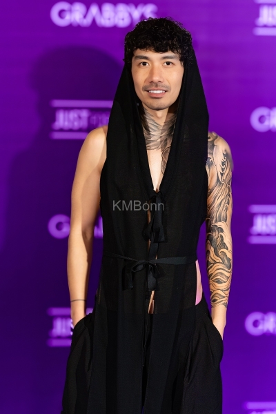 Ocean Hanx on the Purple Carpet at Grabbys Europe 2026