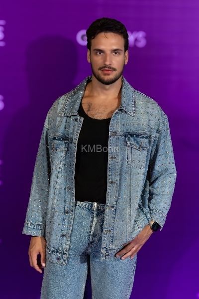 Sam Hodecker on the Purple Carpet at Grabbys Europe 2026