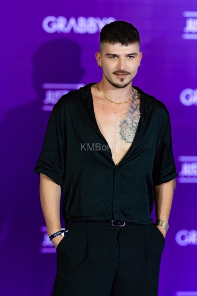 Tom Storm on the Purple Carpet at Grabbys Europe 2026