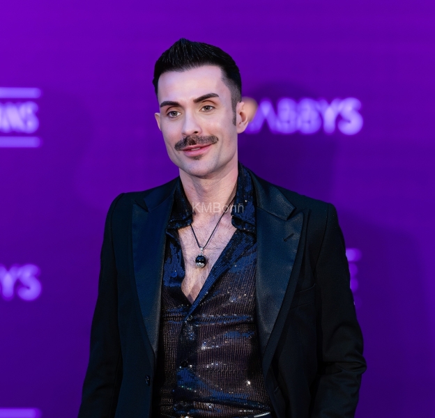 Tommy Marlow on the Purple Carpet at Grabbys Europe 2026