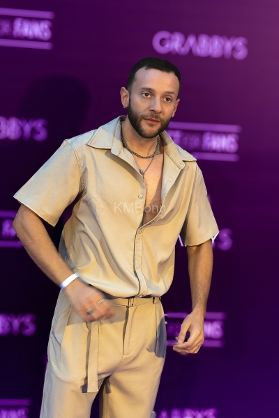 Javier Camara Oltra aka Zalthy Co on the Purple Carpet at Grabbys Europe 2026