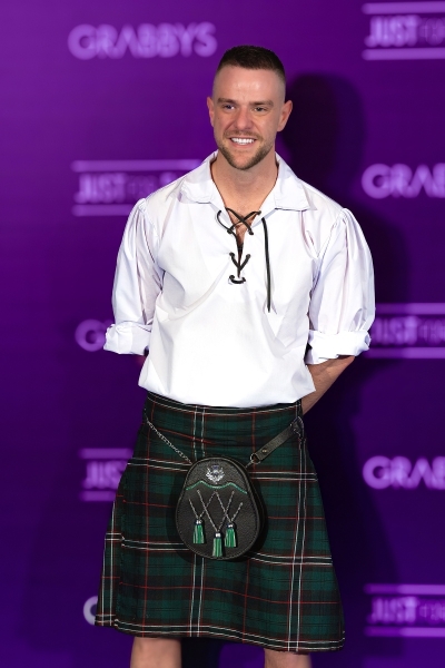 Scottishtradie at the Purple Carpet of Grabbys Europe 2026 in Torremolinos