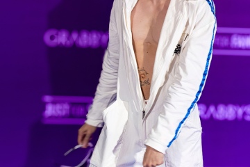 Jamie Fawkes on the Purple Carpet at Grabbys Europe 2026