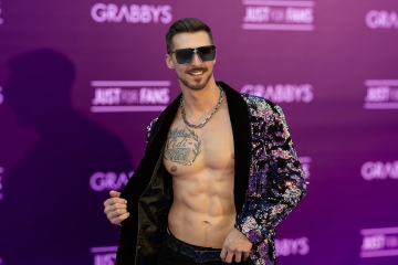 Jaxx Cody on the Purple Carpet at Grabbys Europe 2026