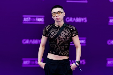 Luckakiwi on the Purple Carpet at Grabbys Europe 2026