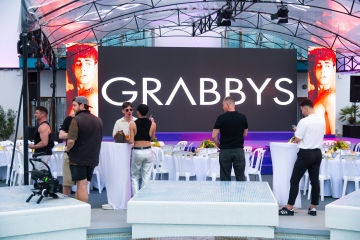 Creators and Guests at the Purple Carpet of Grabbys Europe 2026 in Torremolinos