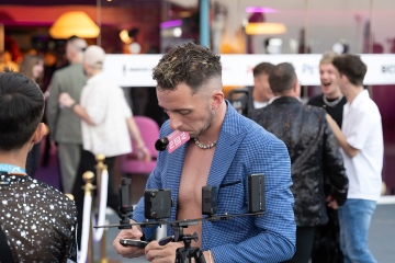 Creators and Guests at the Purple Carpet of Grabbys Europe 2026 in Torremolinos