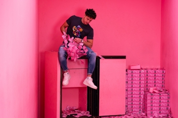 Tarek Hamoud im Supercandy Pop-Up Museum Köln