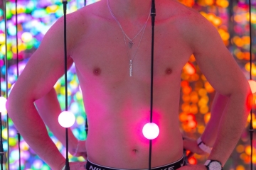 Tarek Hamoud im Supercandy Pop-Up Museum Köln