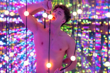 Tarek Hamoud im Supercandy Pop-Up Museum Köln