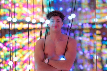 Tarek Hamoud im Supercandy Pop-Up Museum Köln