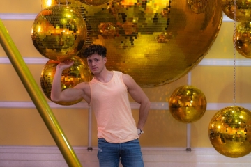 Tarek Hamoud im Supercandy Pop-Up Museum Köln
