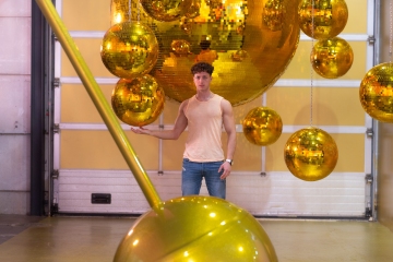 Tarek Hamoud im Supercandy Pop-Up Museum Köln