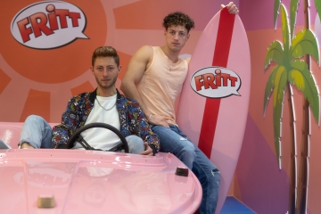 Tarek Hamoud im Supercandy Pop-Up Museum Köln