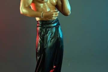 Windi Martanto - Oiled Body in Harem Pants